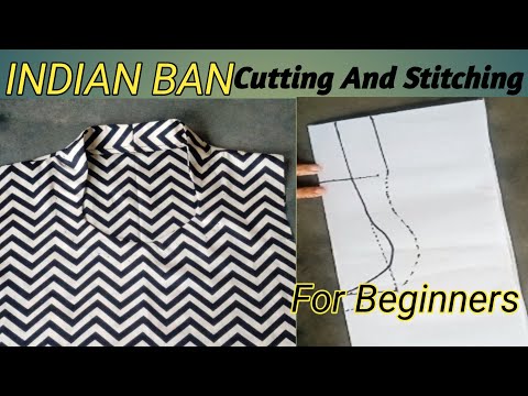 Indian Ban Design Cutting And Stitching Easy Method ||Halter Neck Design Cutting And Stitching