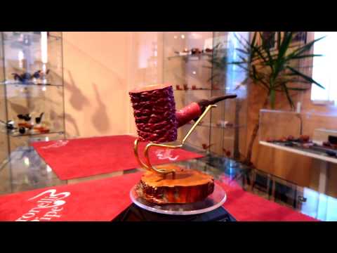 Pipa radica poker sea coral fatta a mano - www.paronellipipe.it