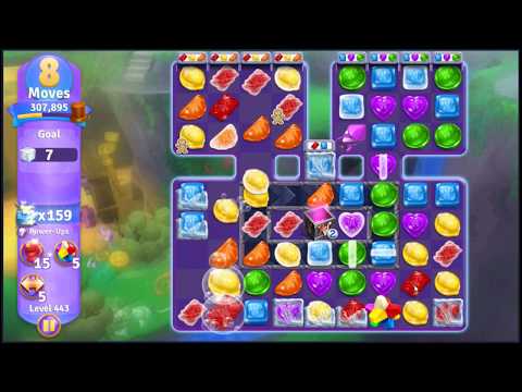 Wonka's World of Candy Level 443 - NO BOOSTERS + FULL STORY 🍫 | SKILLGAMING ✔️