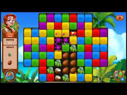 Lost Island Blast Adventure Level 530 - NO BOOSTERS 🏝️ | SKILLGAMING ✔️