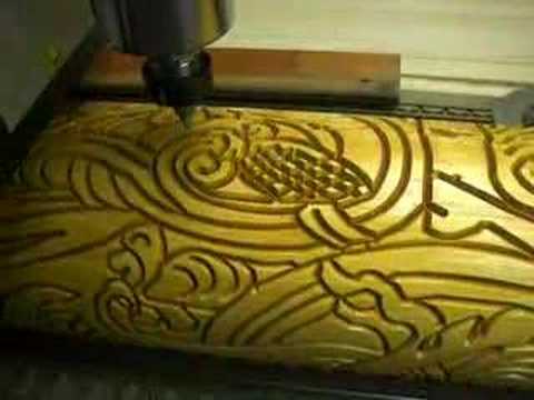 CNC 4th Axis at work