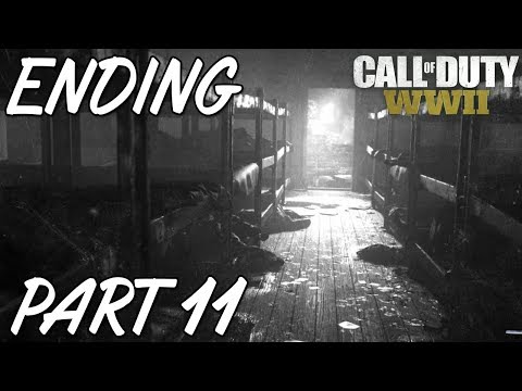 CALL OF DUTY WW2 ENDING Walkthrough Gameplay Part 11+ MISSION 11 THE RHINE ( PS4 PRO ) [4K]