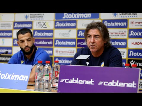 🎙 MD-1 Press Conference APOEL FC [0] - KAA Gent [2] (UECL PO-2nd leg)