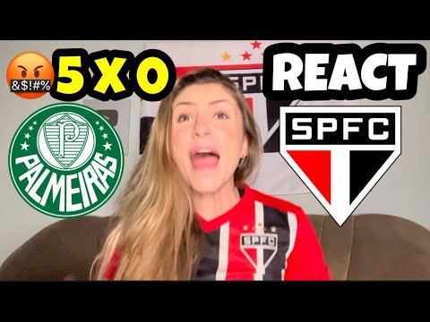 HUMILHAÇÃO TOTAL NO ALLIANZ! REACT SOFRIDO! PALMEIRAS 5 x 0 SÃO PAULO