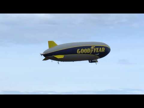 Maiden Voyage of Goodyears Newest Zeppelin