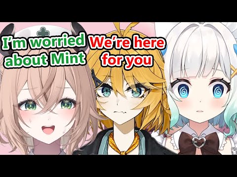 Nimi and Doki got slightly worried about Mint