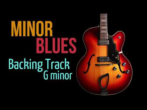 G Minor Blues BACKING TRACK JAM - 60 bpm
