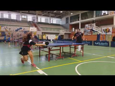 Torneo Ciudad de Motril 2019 Javi Salcedo vs Mercedes Rubiño    Tenis de Mesa