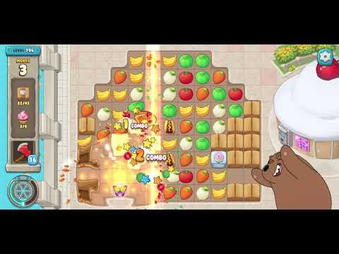 We Bare Bears Match3 Repairs Level 796 - No Boosters