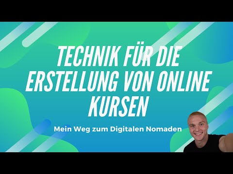 Welche Technik du benötigst um Online Kurse zu erstellen - Udemy