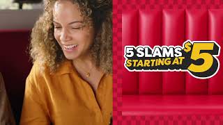 Denny's 5 Slams starting at $5. Genius