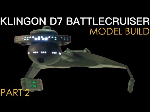 1/600 Klingon D7 Battlecruiser Build Log Part 2