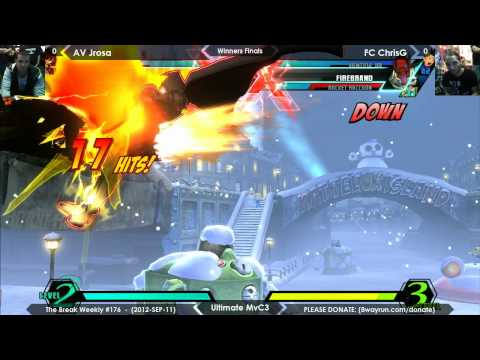 The Break #176   UMvC3 WF   AV Jrosa VS FC ChrisG
