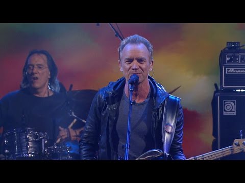 Sting performs "Message In A Bottle"