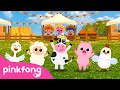 Five Little Animals Dancing on the Farm 🐽 |  Pinkfong's Farm Animals  |  Pinkfong Songs for Children