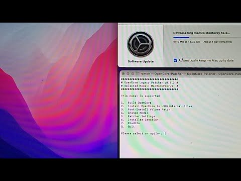 MacOs Monterey 12.2  downloading update LIVE documentation