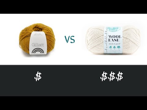 Knitting on a budget : merino vs cascade 220 vs lion brand
