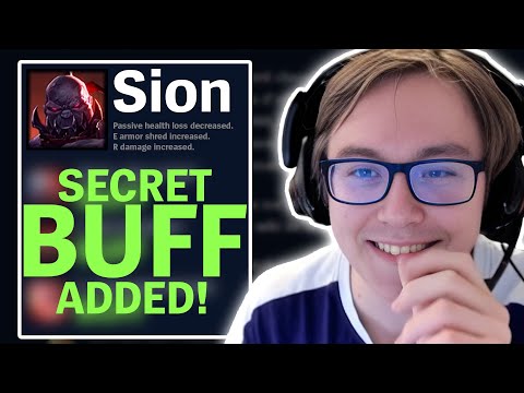 SION GOT AN EXTRA HIDDEN BUFF!