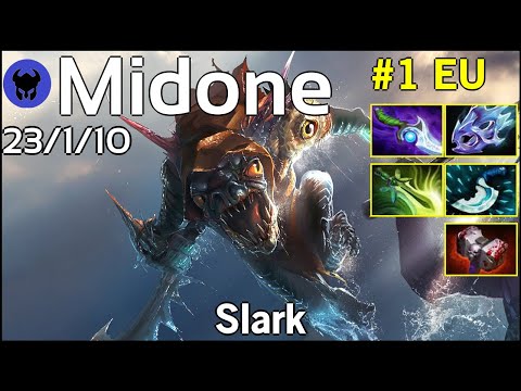 Midone [Secret] plays Slark!!! Dota 2 7.21