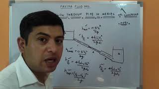 Flow through pipe in series or compound pipes