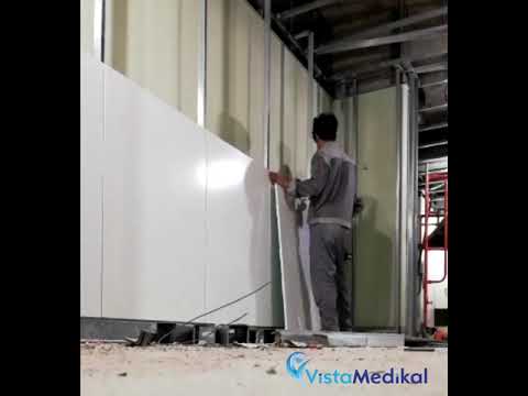 How we Install Modular Wall in a operating room?