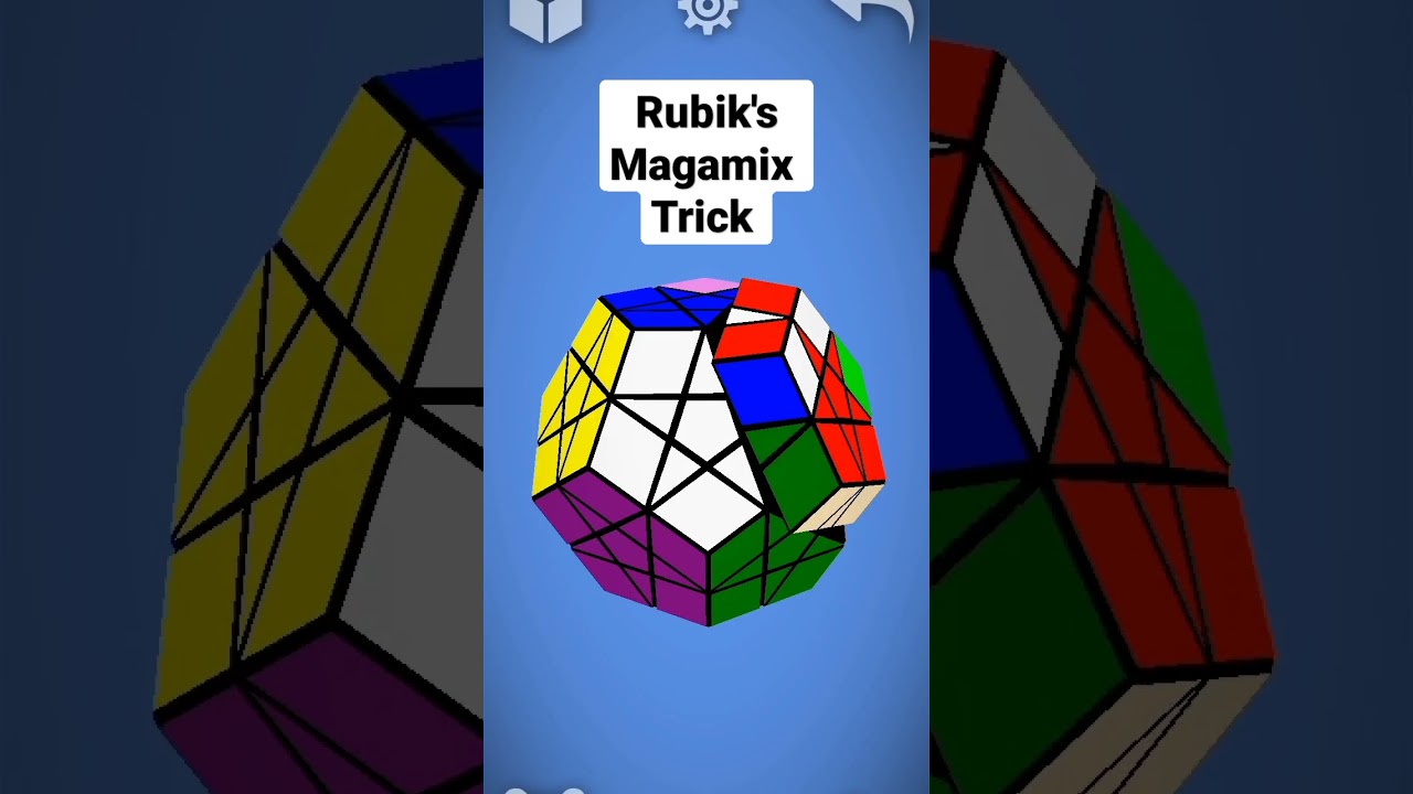 Rubik's megamix trick| #cubing #kushalcuber #viral #shorts