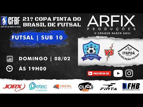 ONE SOCCER x ITAPOÃ - FUTSAL | SUB 10