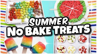 4 EASY "NO BAKE" Summer Treats Kids Can Make!