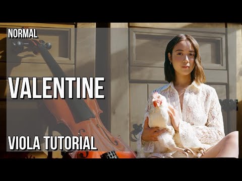 How to play Valentine by Laufey on Viola (Tutorial)
