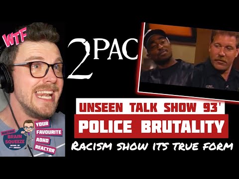 UNRELEASED 2PAC  - POLICE BRUTALITY *1993 TALK SHOW* (Reaction) | WE DONT HAVE GUNS OR VESTS!