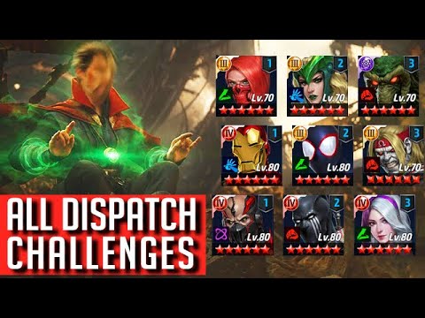 100% DISPATCH CHALLENGES MEGA GUIDE - Marvel Future Fight