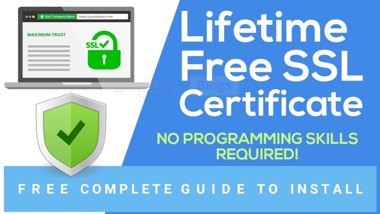 How To Get LifeTime Free SSL Certificate For Website in 2024