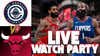 LIVE Chicago Bulls Watch Party vs Los Angeles Clippers | Injury Shorthanded Battle at United Center