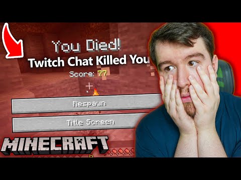 Twitch Chat Controls my Minecraft Game 😳 | (Streamed 28 May 2022)