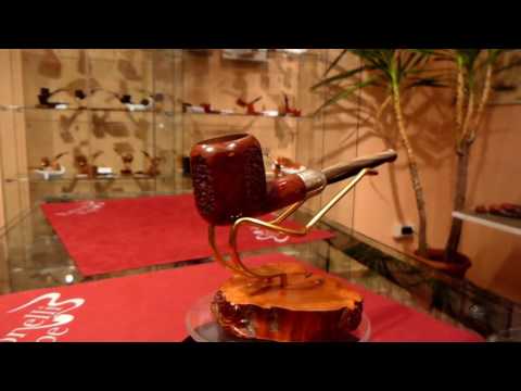 Pipa radica e corno ovale anno 1930 - www.paronellipipe.it