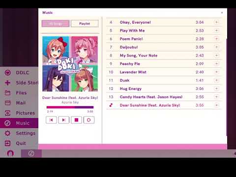 Dear Sunshine - Azuria Sky (DDLC + soundtrack)