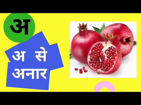 Hindi Varnamala || Hindi Alphabet with Pictures