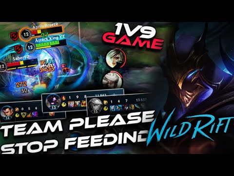 TEAM PLEASE STOP FEED | TOP 10 ZED RANK GAMEPLAY (1vs9) - WILD RIFT
