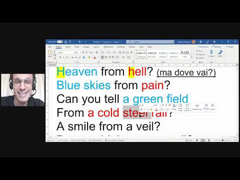 Impara inglese con le canzoni  - PINK FLOYD  "WISH YOU WERE HERE"