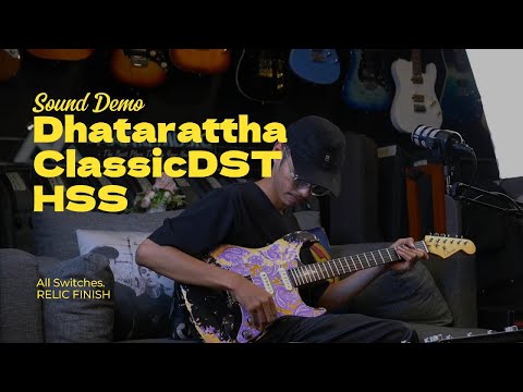 Dhatarattha DST HSS Black – Roasted Maple Neck, Stainless Steel Frets image 12