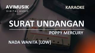 Download lagu Surat Undangan - Poppy Mercury | Karaoke Nada WANITA | Avimusik mp3