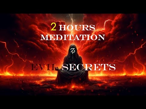 Ultimate Dark Force Meditation - Evil Teachings and Dark Deeds / 2 Hours Version - Thunder Ambiance