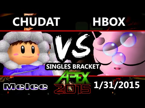 Apex 2015 - Chudat (Ice Climbers) Vs. Hungrybox (Jigglypuff) - Winners Round 1 - SSBM