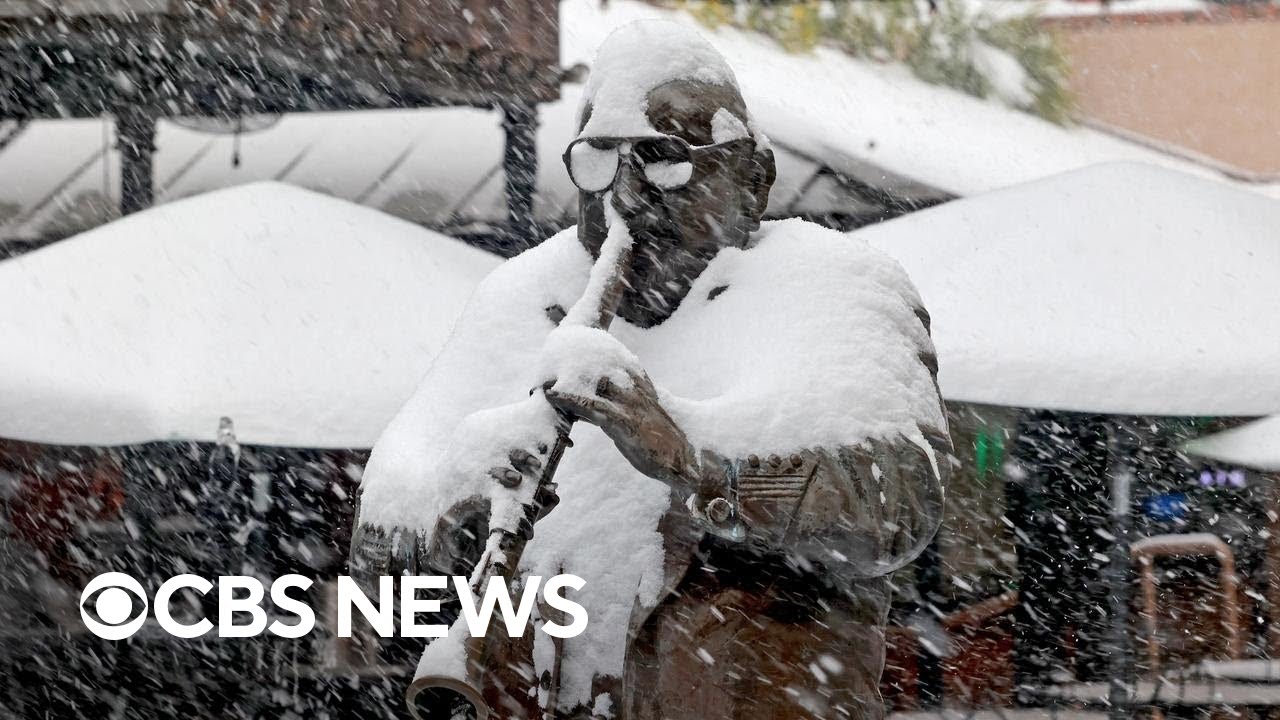 Historic snow record in New Orleans as storm hits the South