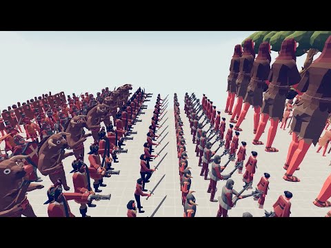 Mighty Melee Army vs Archer Units PART 1 - TABS - TIGER