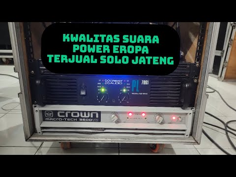 Review power Crest Audio PL 7001 USA