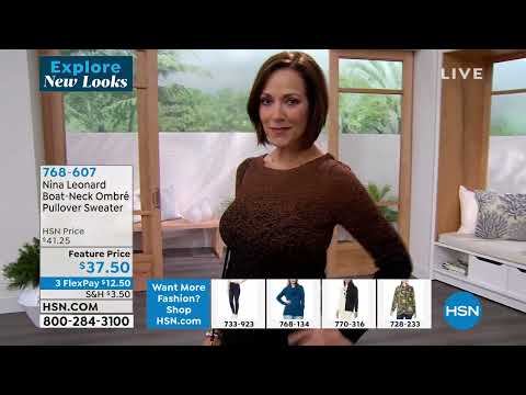 HSN | Nina Leonard Fashions 01.13.2022 - 12 PM