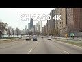 Skyline Views Chicago 4K Driving Downtown