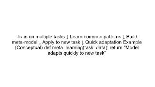 Meta Learning Explained | AI That Learns to Learn