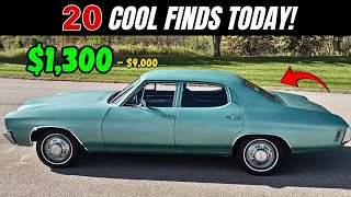20 Affordable Classics – $1,000 to $9,000!